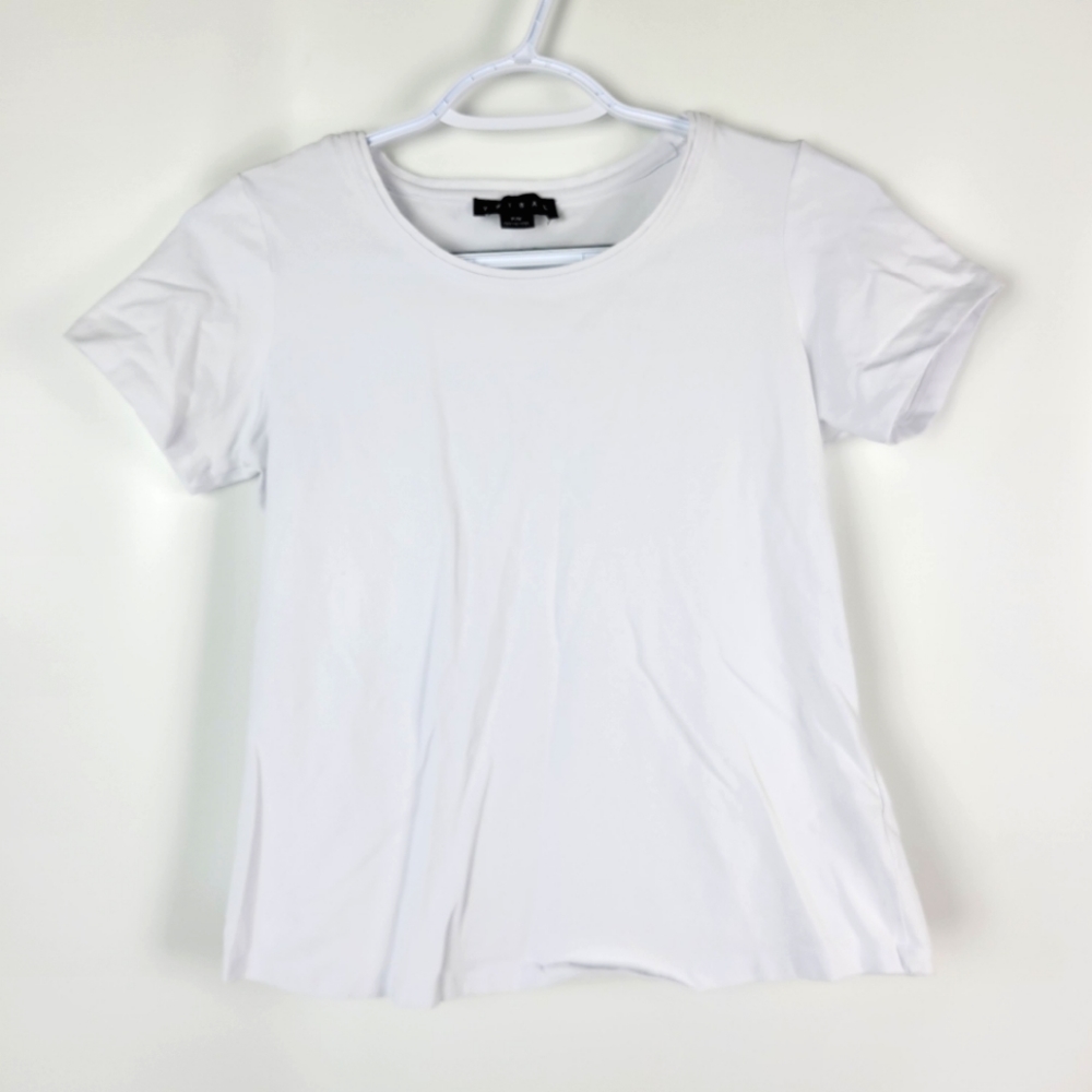 TRIBAL White Tshirt Sz PM Stretchy Cotton Sz Mp